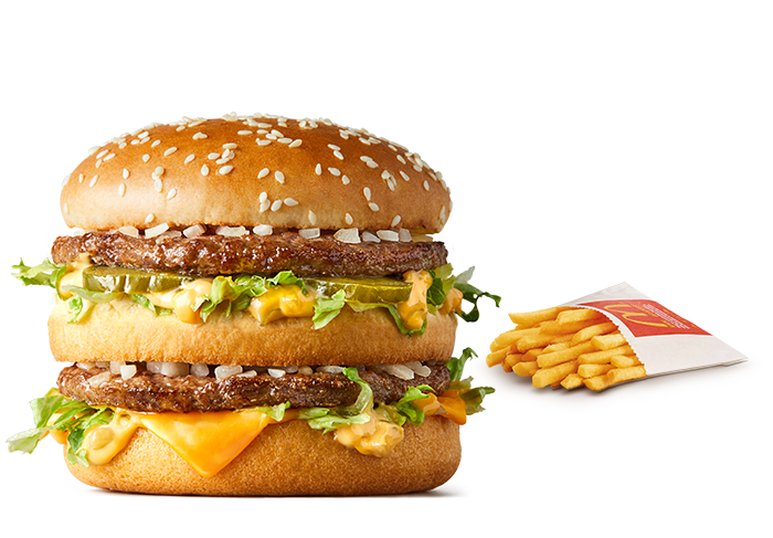 big mac and fries images